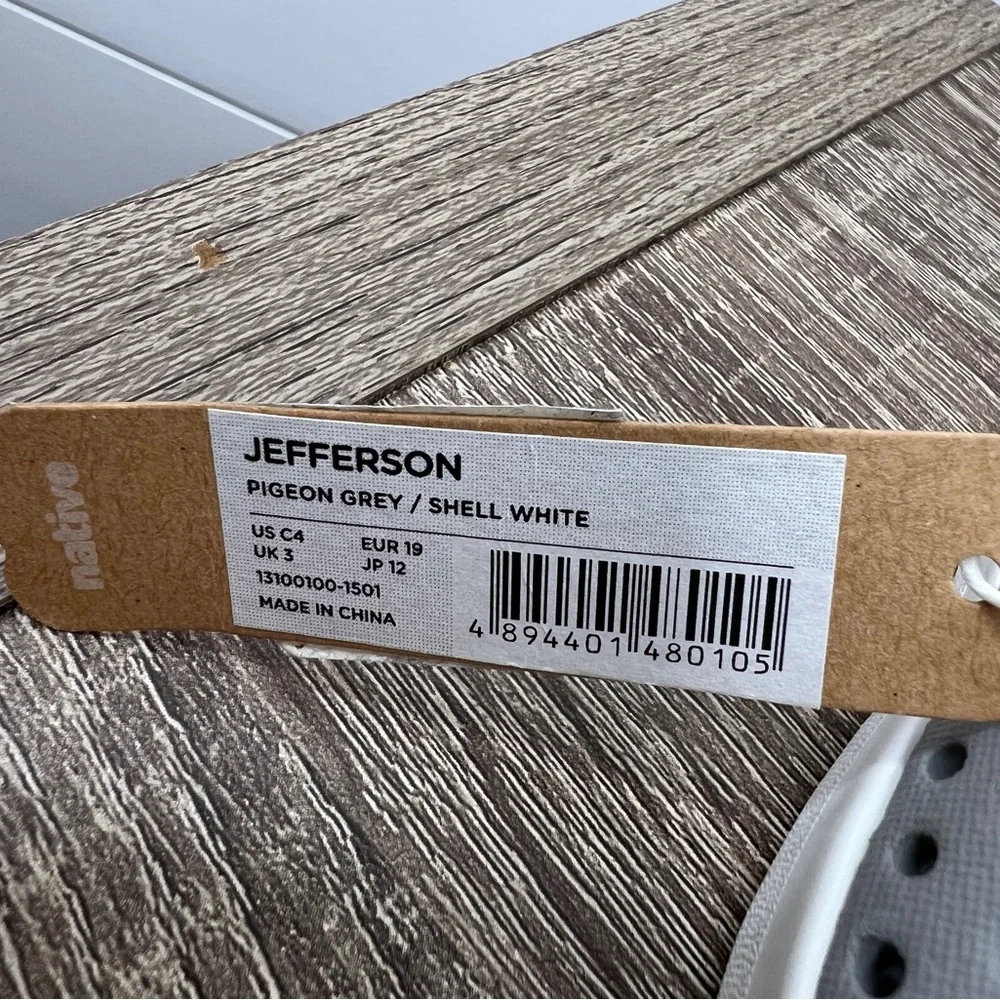 NWT- Native Gray Slip-On Shoes
